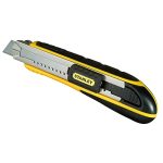 STANLEY Cutter à Cartouche, Chariot en Acier Inoxydable, 6 Lames 18 mm Incluses, Robuste et Ergonomique, STANLEY FATMAX, 1-10-481