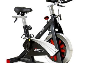 JOROTO X2|X2PRO Vélo d'appartement, vélo d'appartement stationnaire Bluetooth X4S avec 100 niveaux de résistance magnétique lisibles, plus un support de tablette de 32 cm pour la maison